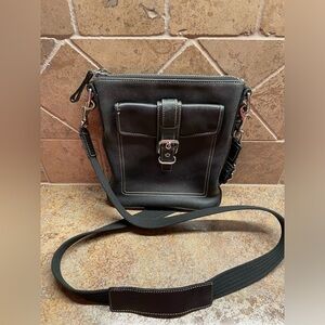 Coach Nappa Leather Black Crossbody